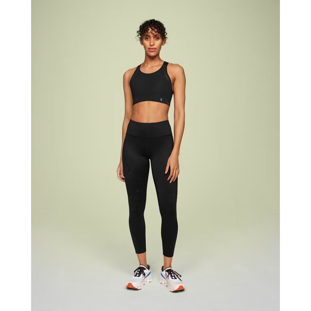 NWT On Cloud Women's Performance Tight 7/8, Black, Size XS, 1WD10200553